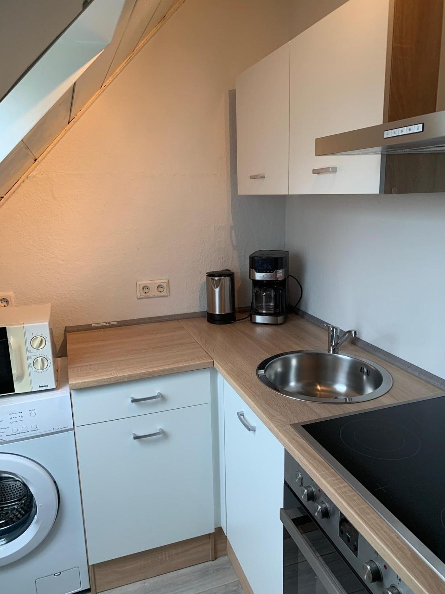 Apartamento Studio 49 Mit Balkon, Einbau Kueche , Eigenes Bad ,2 Boxspringbetten, W-Lan, Tv , Waschmaschine Oberhausen  Exterior foto